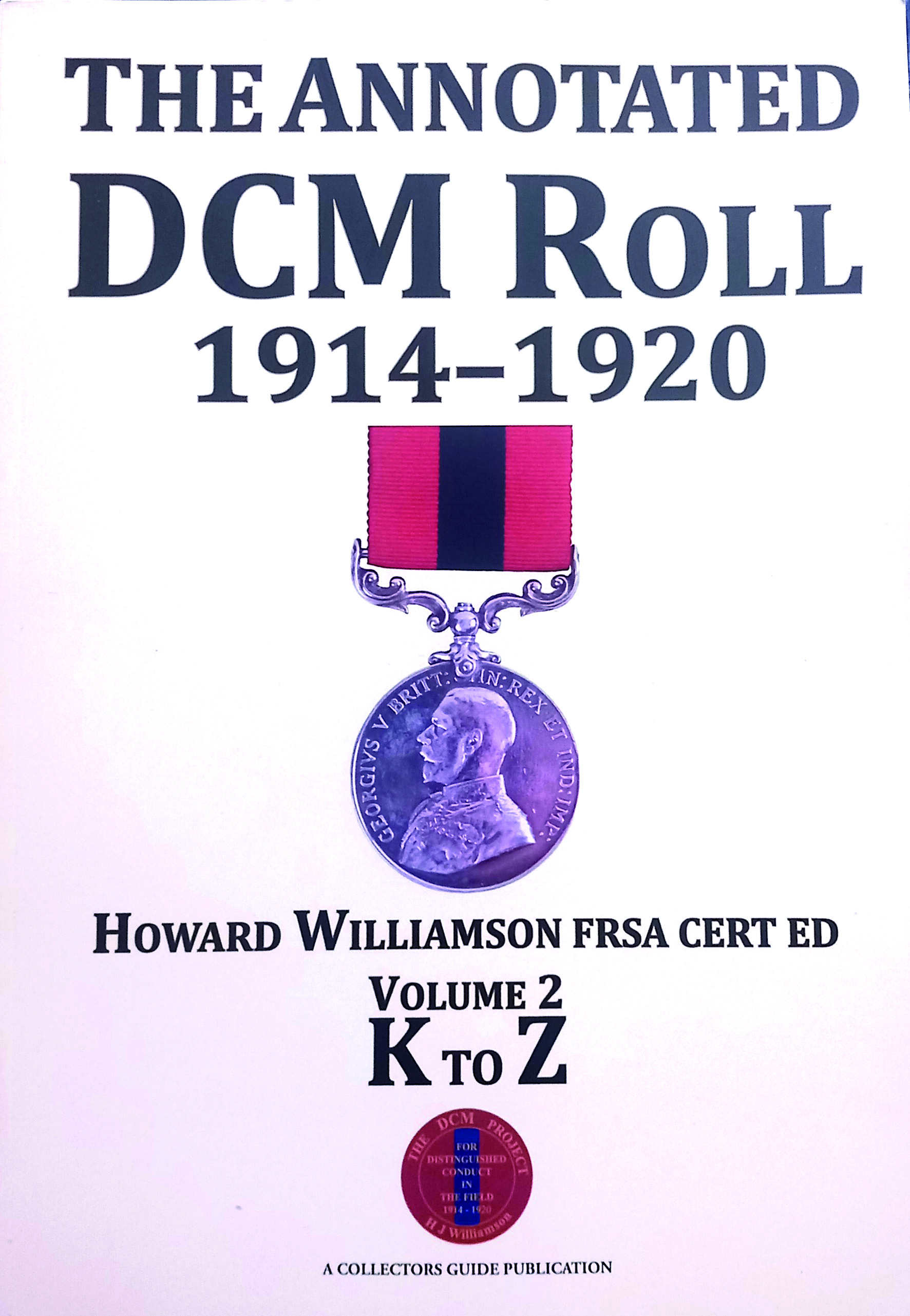 The Annotated DCM Roll 1914-1920 K-Z - AWAITING STOCK in the Token Publishing Shop